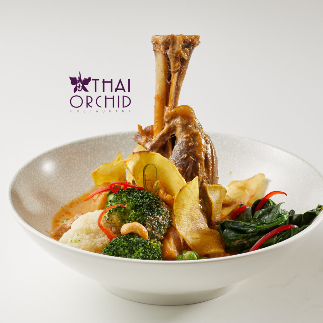 Massaman Lamb Shank Thai Orchid Restaurant